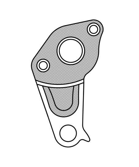 Marwi UNION GH-222 derailleur hanger front drawings