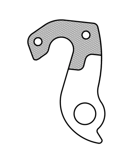 Marwi UNION GH-224 derailleur hanger front drawings