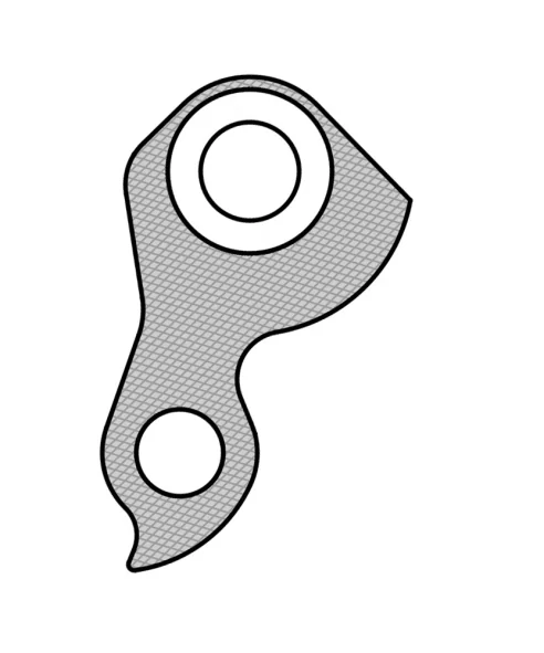 Marwi UNION GH-225 derailleur hanger rear drawings