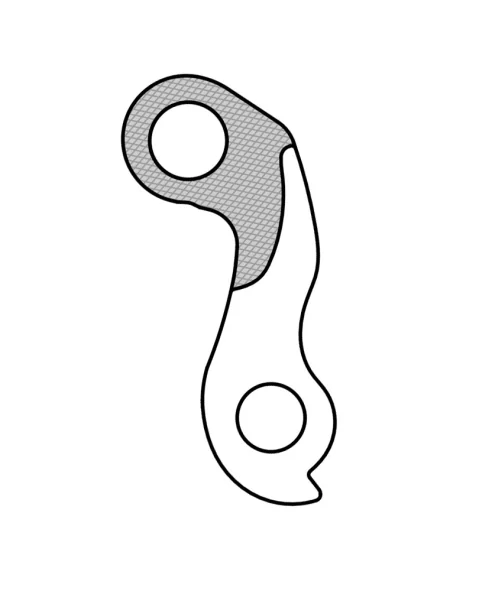 Marwi UNION GH-227 derailleur hanger front drawings