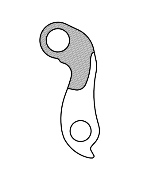 Marwi UNION GH-228 derailleur hanger front drawings