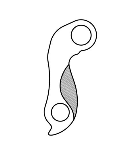 Marwi UNION GH-228 derailleur hanger rear drawings