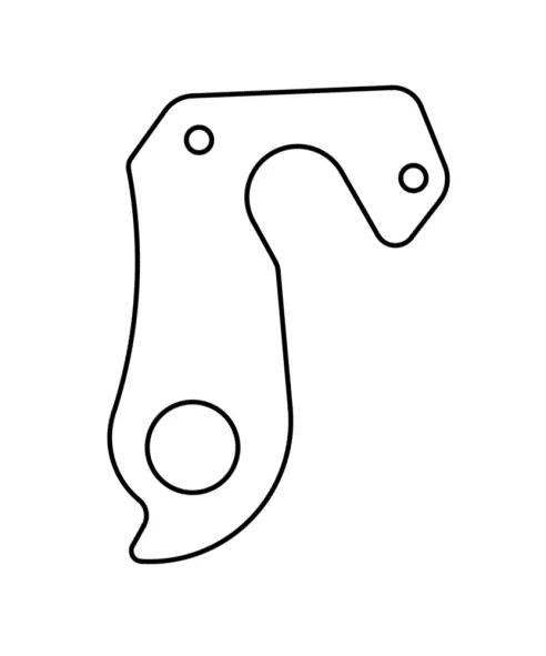 Marwi UNION GH-230 derailleur hanger rear drawings