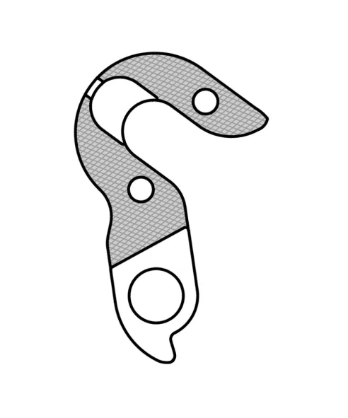 Marwi UNION GH-233 derailleur hanger front drawings