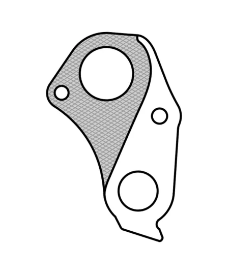 Marwi UNION GH-235 derailleur hanger front drawings