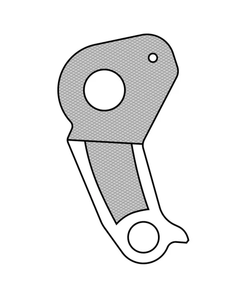 Marwi UNION GH-236 derailleur hanger front drawings
