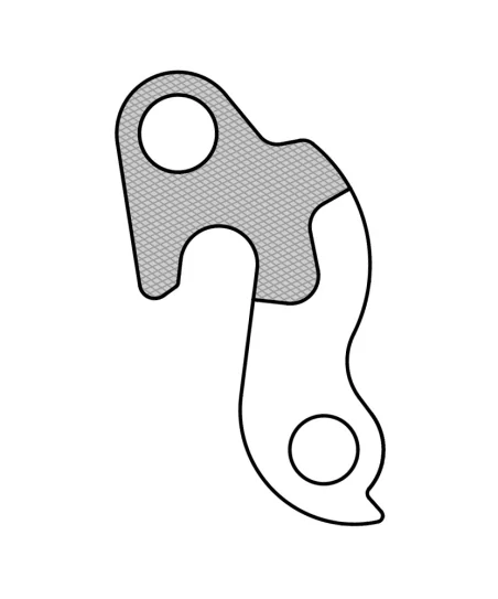 Marwi UNION GH-237 derailleur hanger front drawings