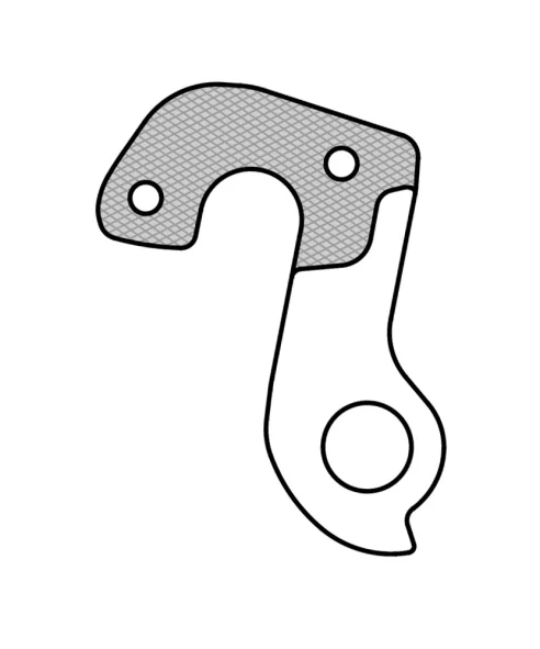 Marwi UNION GH-238 derailleur hanger front drawings