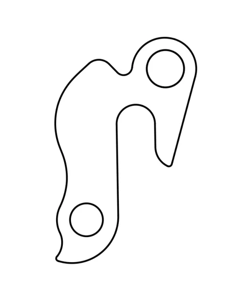 Marwi UNION GH-239 derailleur hanger rear drawings