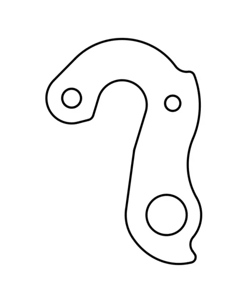 Marwi UNION GH-241 derailleur hanger rear drawings