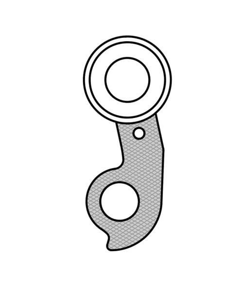 Marwi UNION GH-242 derailleur hanger rear drawings