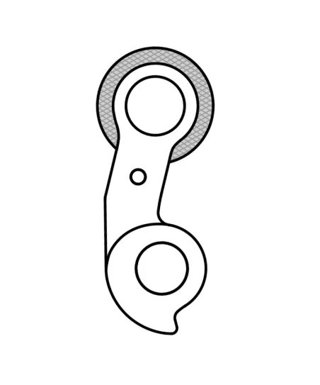 Marwi UNION GH-242 derailleur hanger front drawings