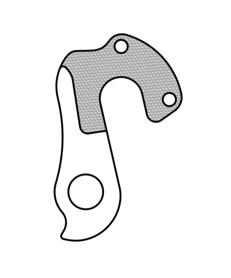 Marwi UNION GH-243 derailleur hanger front drawings