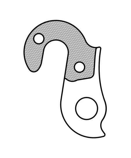 Marwi UNION GH-244 derailleur hanger front drawings