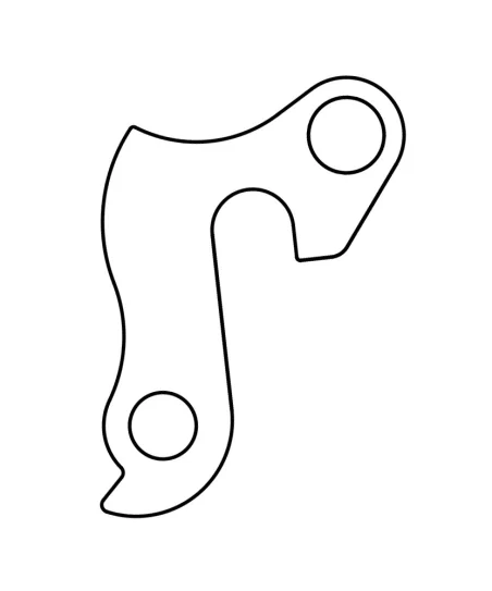 Marwi UNION GH-255 derailleur hanger rear drawings