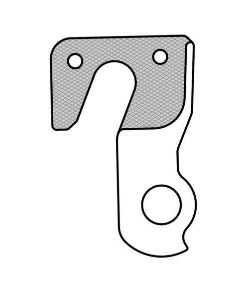 Marwi UNION GH-256 derailleur hanger front drawings