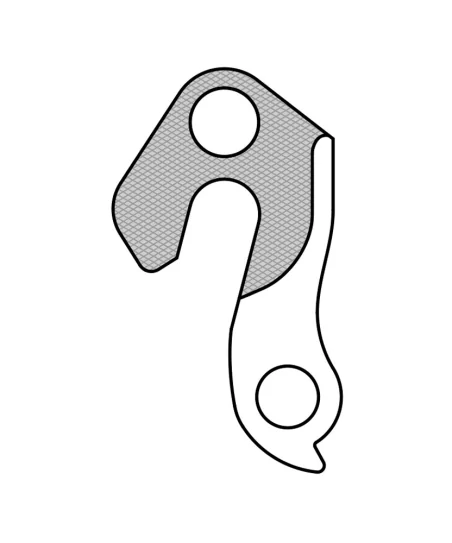 Marwi UNION GH-258 derailleur hanger front drawings