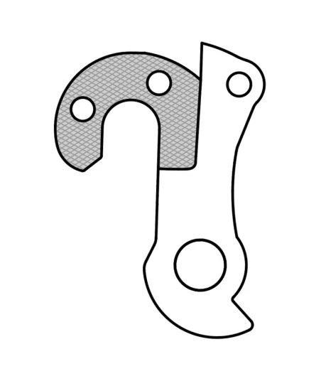 Marwi UNION GH-259 derailleur hanger front drawings