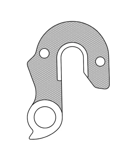 Marwi UNION GH-263 derailleur hanger for Bulls bicycle models drawings Rotwild