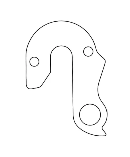 Marwi UNION GH-263 derailleur hanger for Bulls bicycle models rear drawings