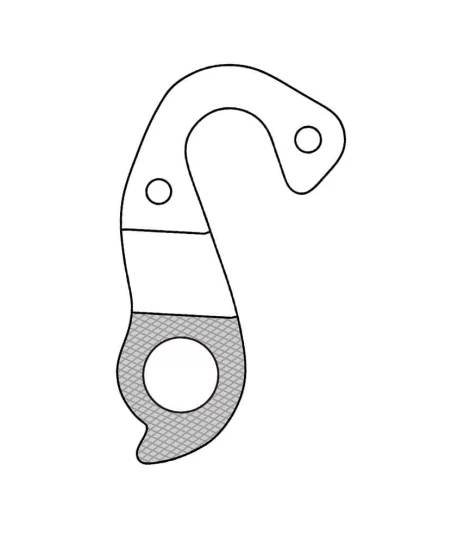 Marwi UNION GH-264 derailleur hanger for Cube bicycle models rear drawings