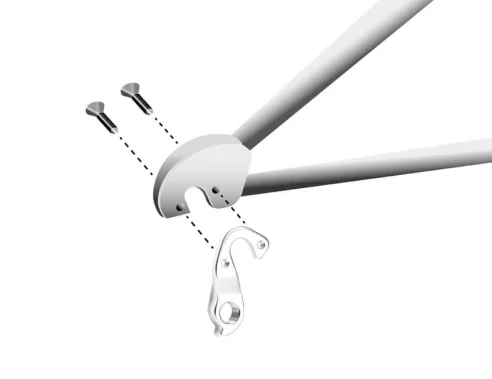 Marwi UNION GH-264 derailleur hanger for Cube bicycle models assembly drawings