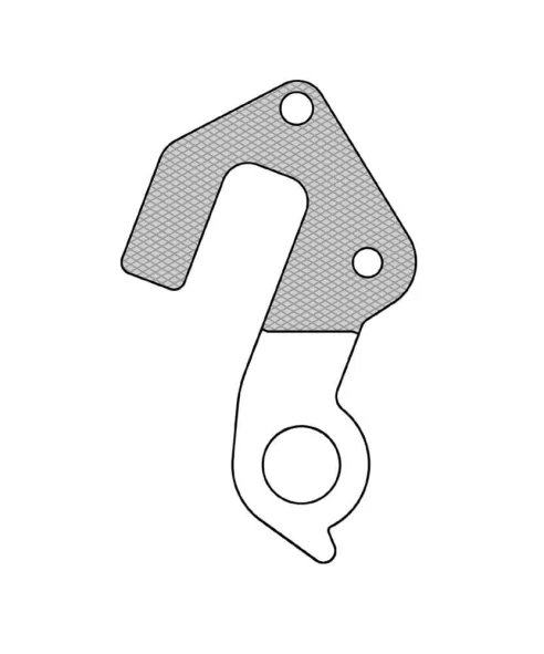 Marwi UNION GH-267 derailleur hanger for Focus bicycle models drawings