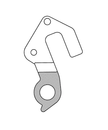 Marwi UNION GH-267 derailleur hanger for Focus bicycle models rear drawings