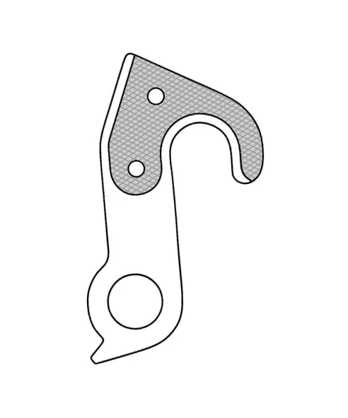 Marwi UNION GH-270 derailleur hanger for Canyon bicycle models drawings