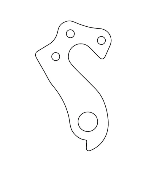 Marwi UNION GH-271 derailleur hanger for Bergamont, Boardman bicycle models rear drawings