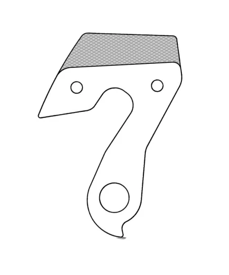 Marwi UNION GH-272 derailleur hanger for Bergamont bicycle models drawings