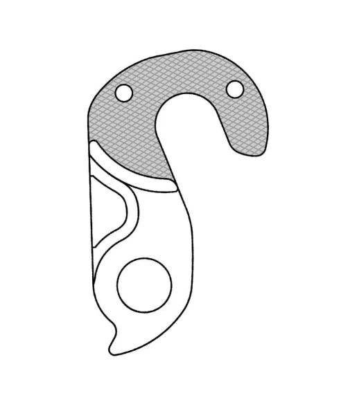 Marwi UNION GH-273 derailleur hanger for Bergamont bicycle models drawings