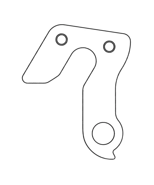 Marwi UNION GH-274 derailleur hanger for Orbea bicycle models rear drawings
