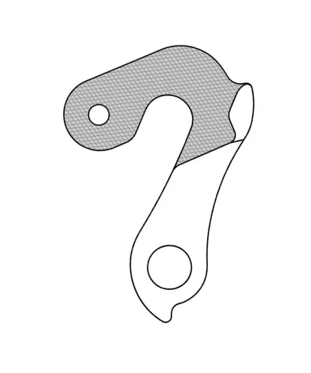 Marwi UNION GH-278 derailleur hanger for Scott bicycle models drawings