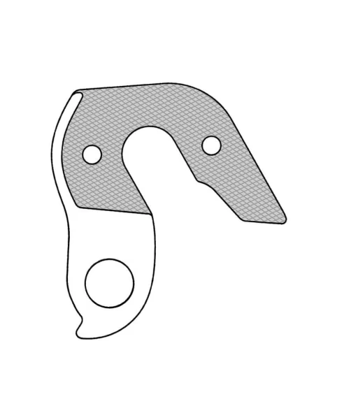 Marwi UNION GH-282 derailleur hanger for Orbea bicycle models drawings
