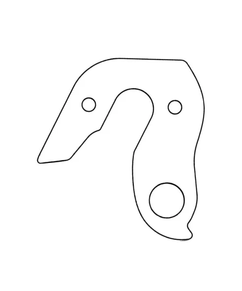 Marwi UNION GH-282 derailleur hanger for Orbea bicycle models rear drawings