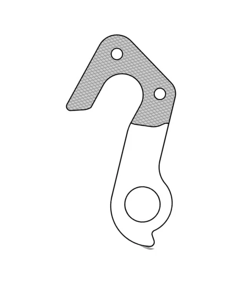 Marwi UNION GH-283 derailleur hanger for GT bicycle models drawings