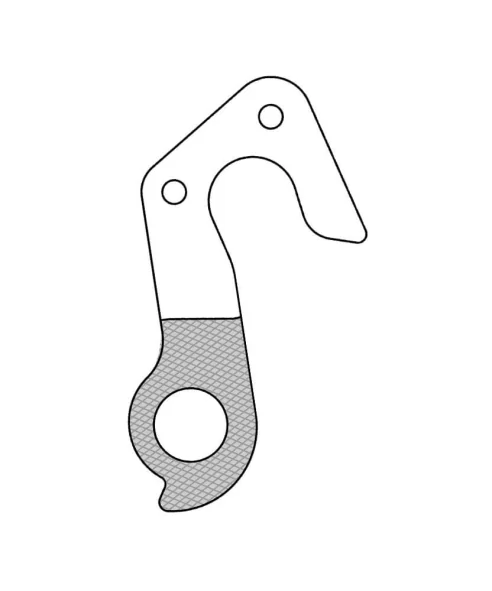 Marwi UNION GH-283 derailleur hanger for GT bicycle models rear drawings