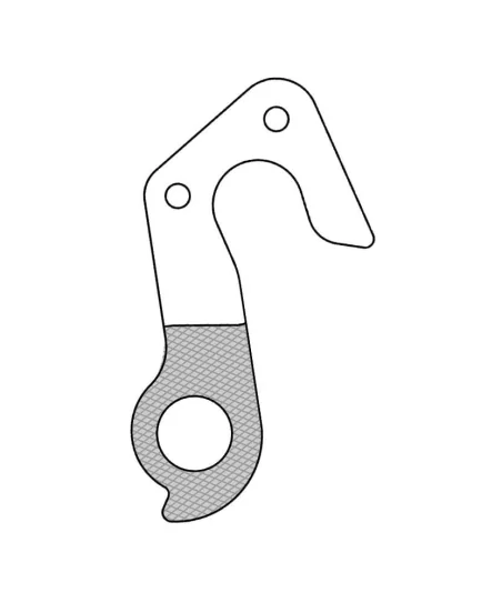 Marwi UNION GH-283 derailleur hanger for GT bicycle models rear drawings