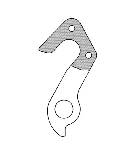 Marwi UNION GH-284 derailleur hanger for GT bicycle models drawings