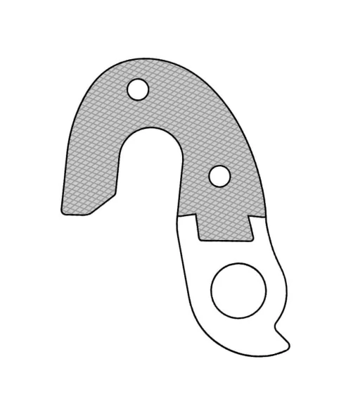 Marwi UNION GH-285 derailleur hanger for Cube bicycle models drawings