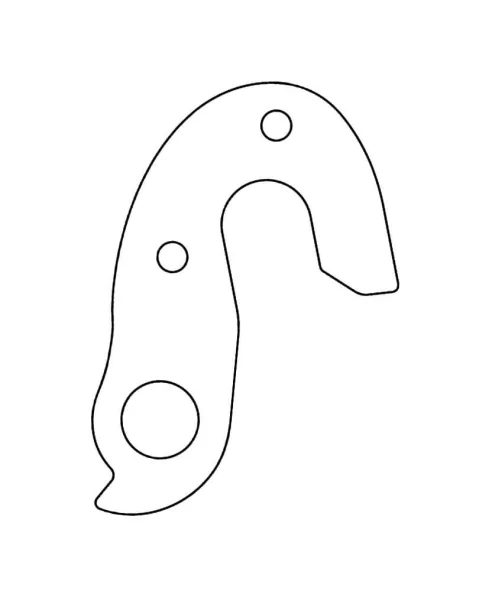 Marwi UNION GH-285 derailleur hanger for Cube bicycle models rear drawings