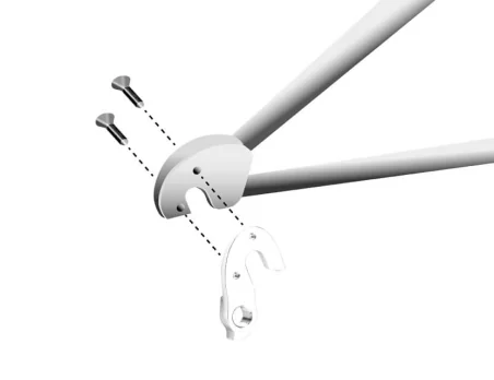 Marwi UNION GH-285 derailleur hanger for Cube bicycle models assembly drawings