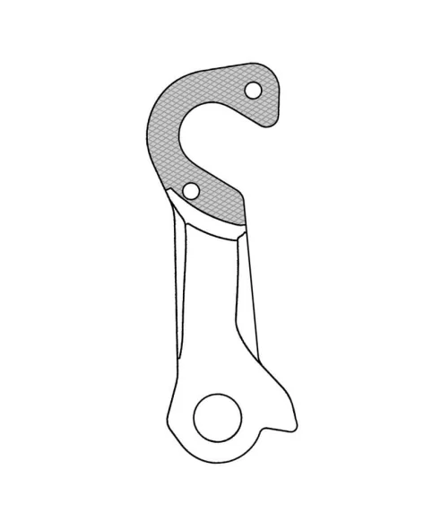 Marwi UNION GH-286 derailleur hanger for Cube bicycle models drawings
