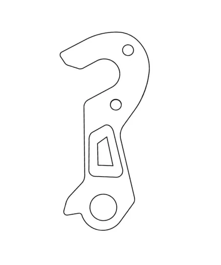 Marwi UNION GH-287 derailleur hanger for Cube bicycle models rear drawings