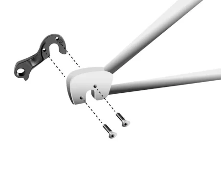 Marwi UNION GH-287 derailleur hanger for Cube bicycle models assembly drawings