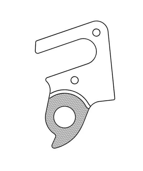 Marwi UNION GH-288 derailleur hanger for Cube bicycle models rear drawings
