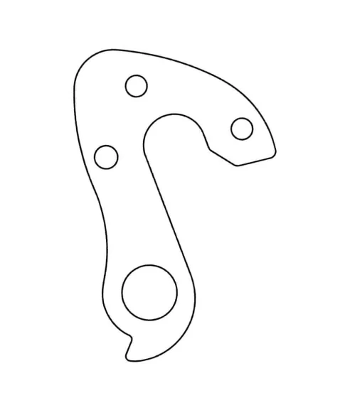 Marwi UNION GH-289 derailleur hanger for Focus bicycle models rear drawings