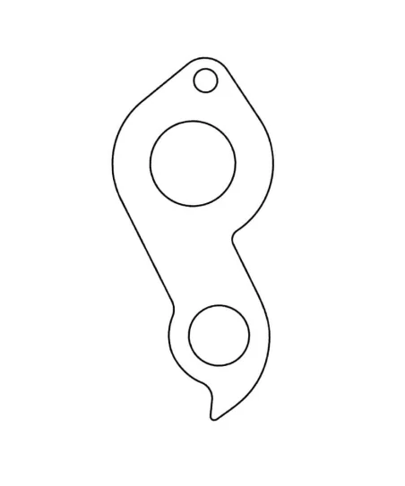 Marwi UNION GH-291 derailleur hanger for Focus bicycle models rear drawings