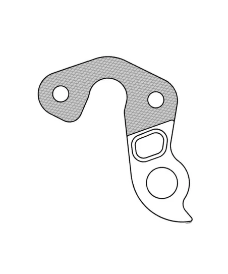 Marwi UNION GH-292 derailleur hanger for Scott bicycle models drawings